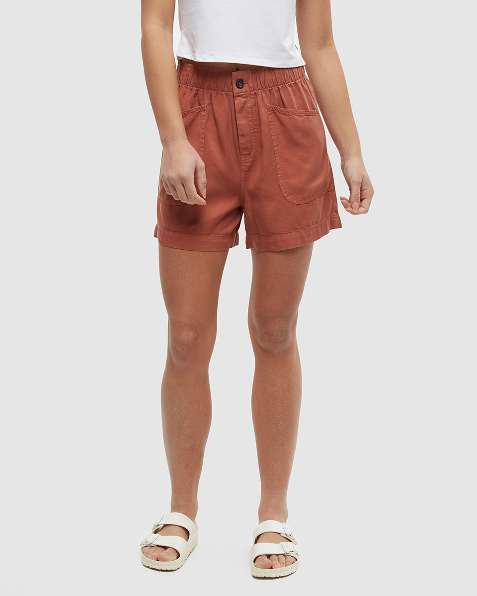 Tentree Women's Cascades Short - Clay Tile