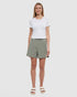 Tentree Women's Solstice Short - Agave Green