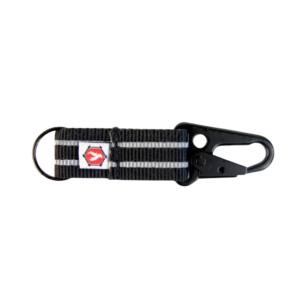 Recycled Firefighter The Chauffeur - Reflective Edition - Durable keychain clip — product view 4
