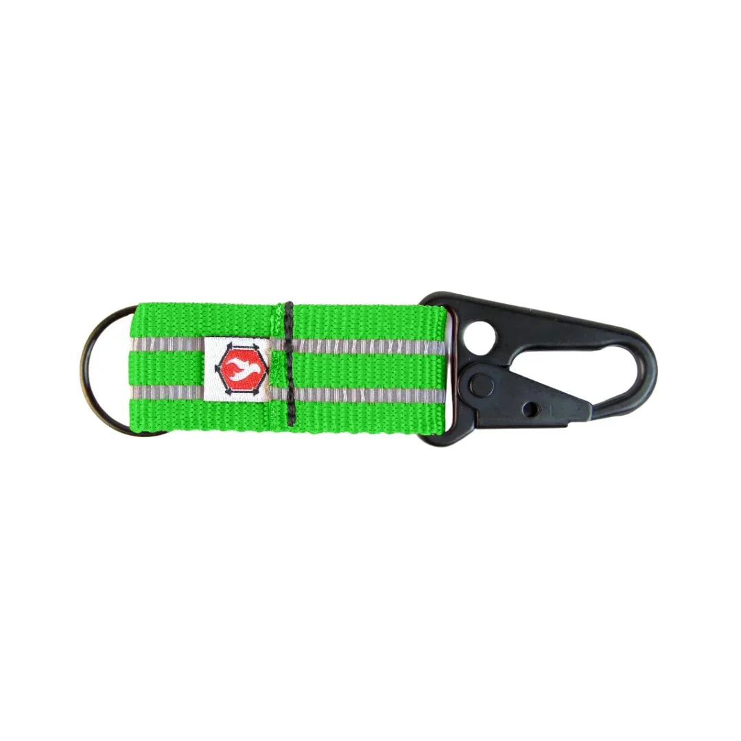 Recycled Firefighter The Chauffeur - Reflective Edition - Durable keychain clip — product view 1