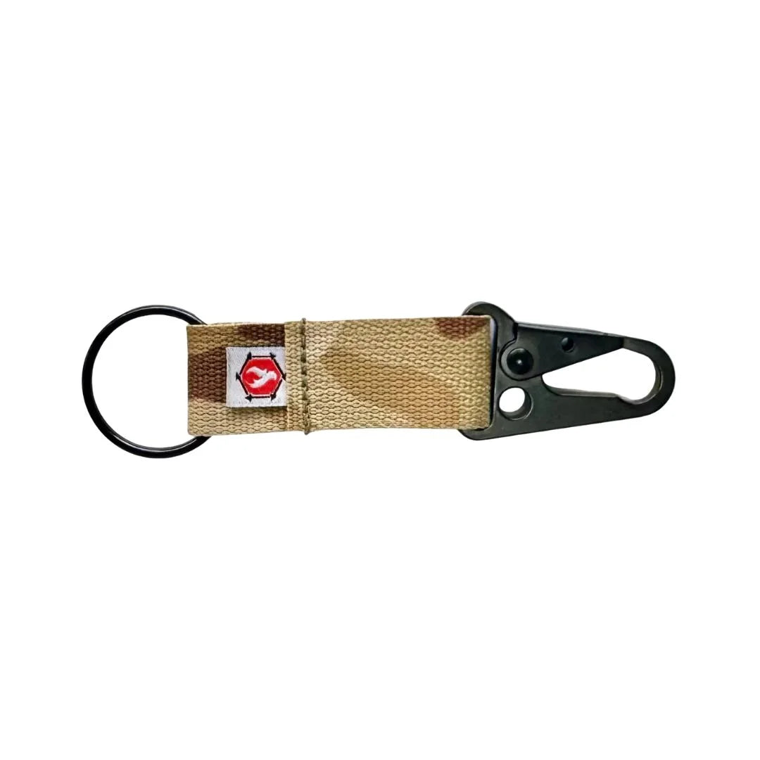 Recycled Firefighter The Chauffeur - Camo Edition - Durable keychain clip — product view 1