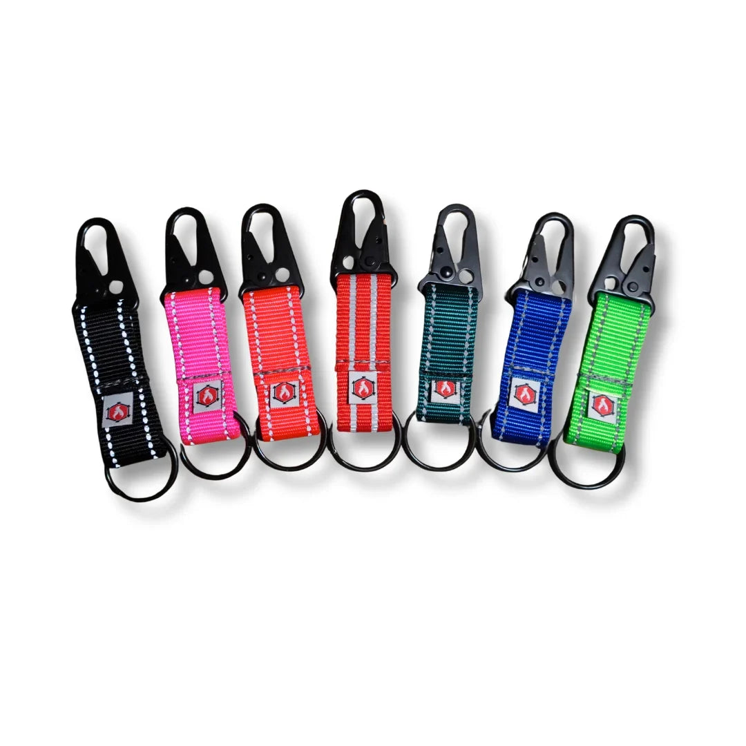 Recycled Firefighter The Chauffeur - Reflective Edition - Durable keychain clip — product view 22