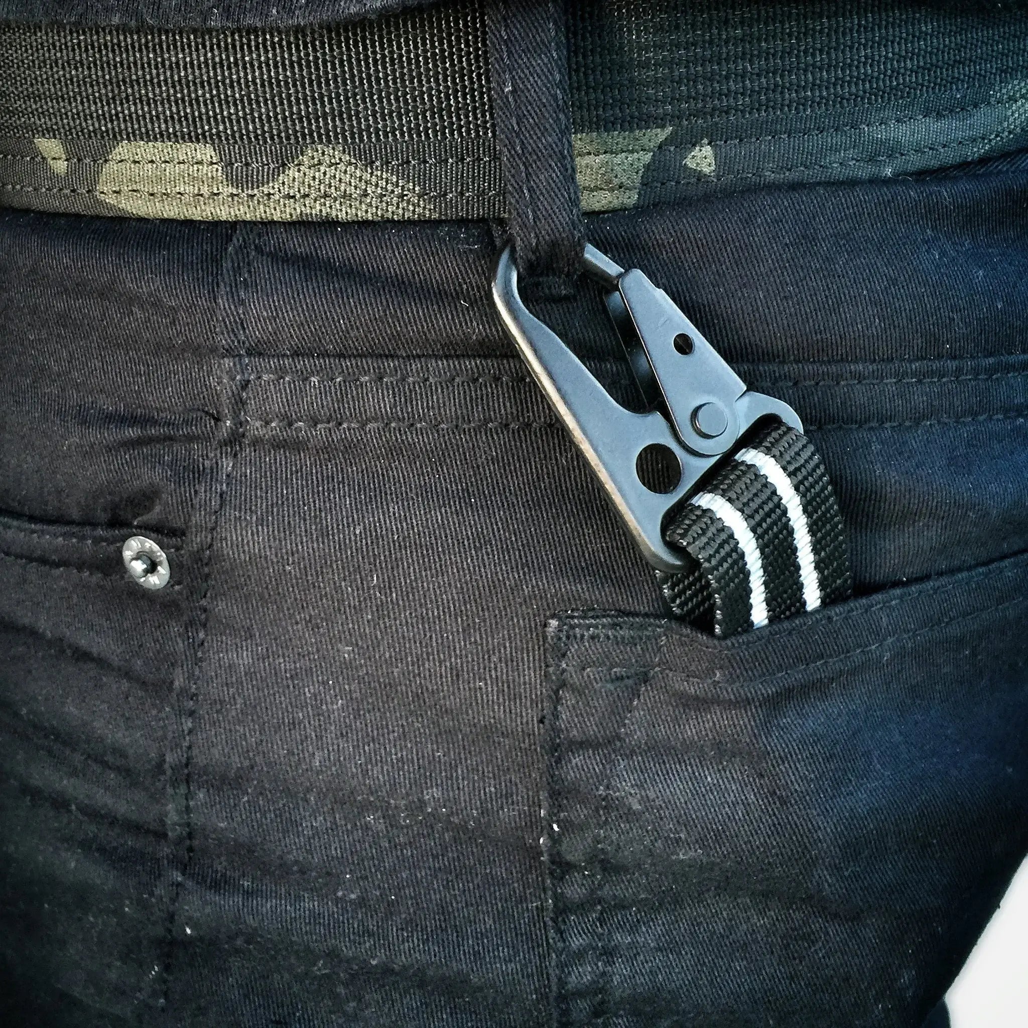 Recycled Firefighter The Chauffeur - Reflective Edition - Durable keychain clip — product view 29