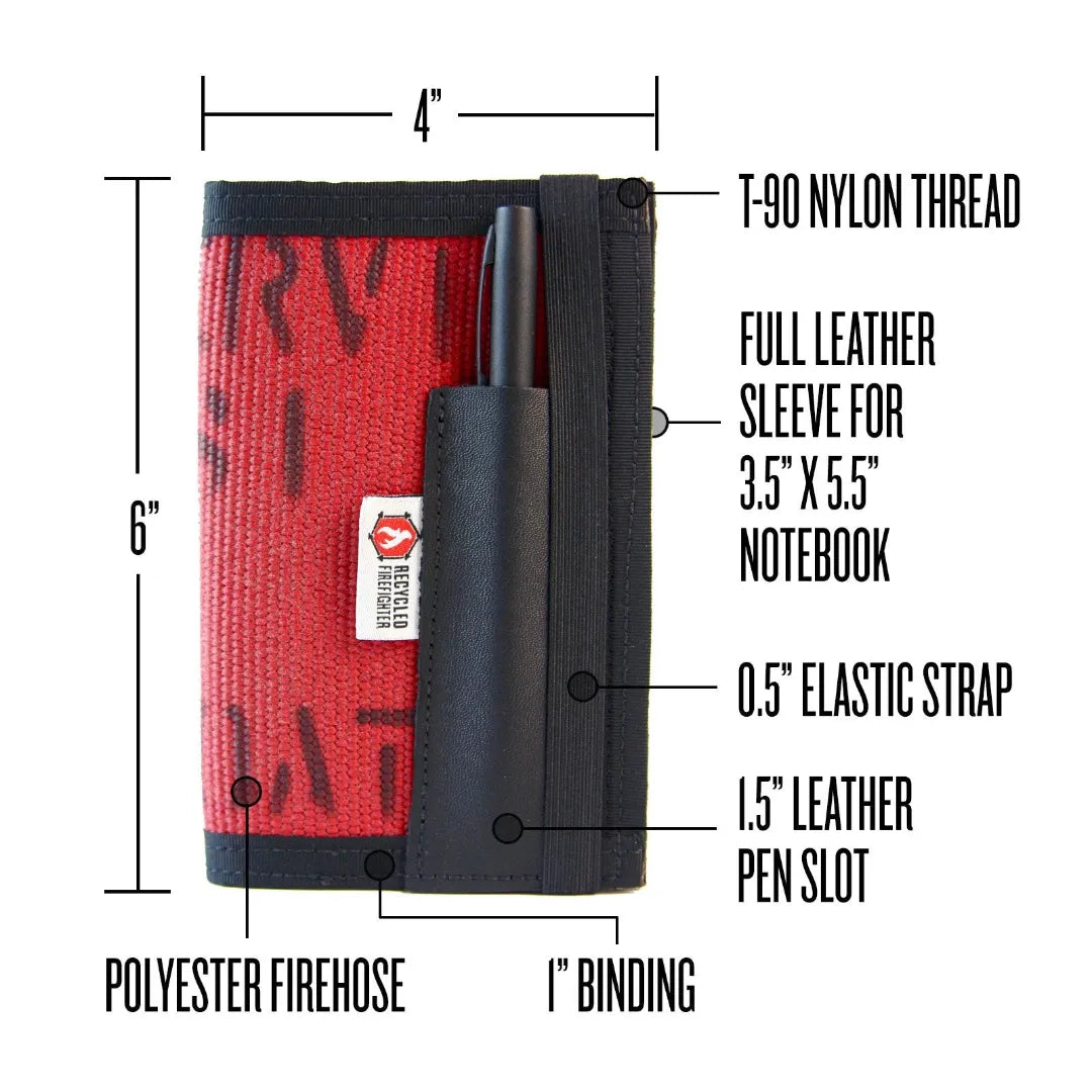 Recycled Firefighter The Inspector Notebook - Combat Leather Edition — product view 4