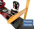 TidyTimber Snowboard Storage Wood Rack | Holds 3 Snowboards - product view 4