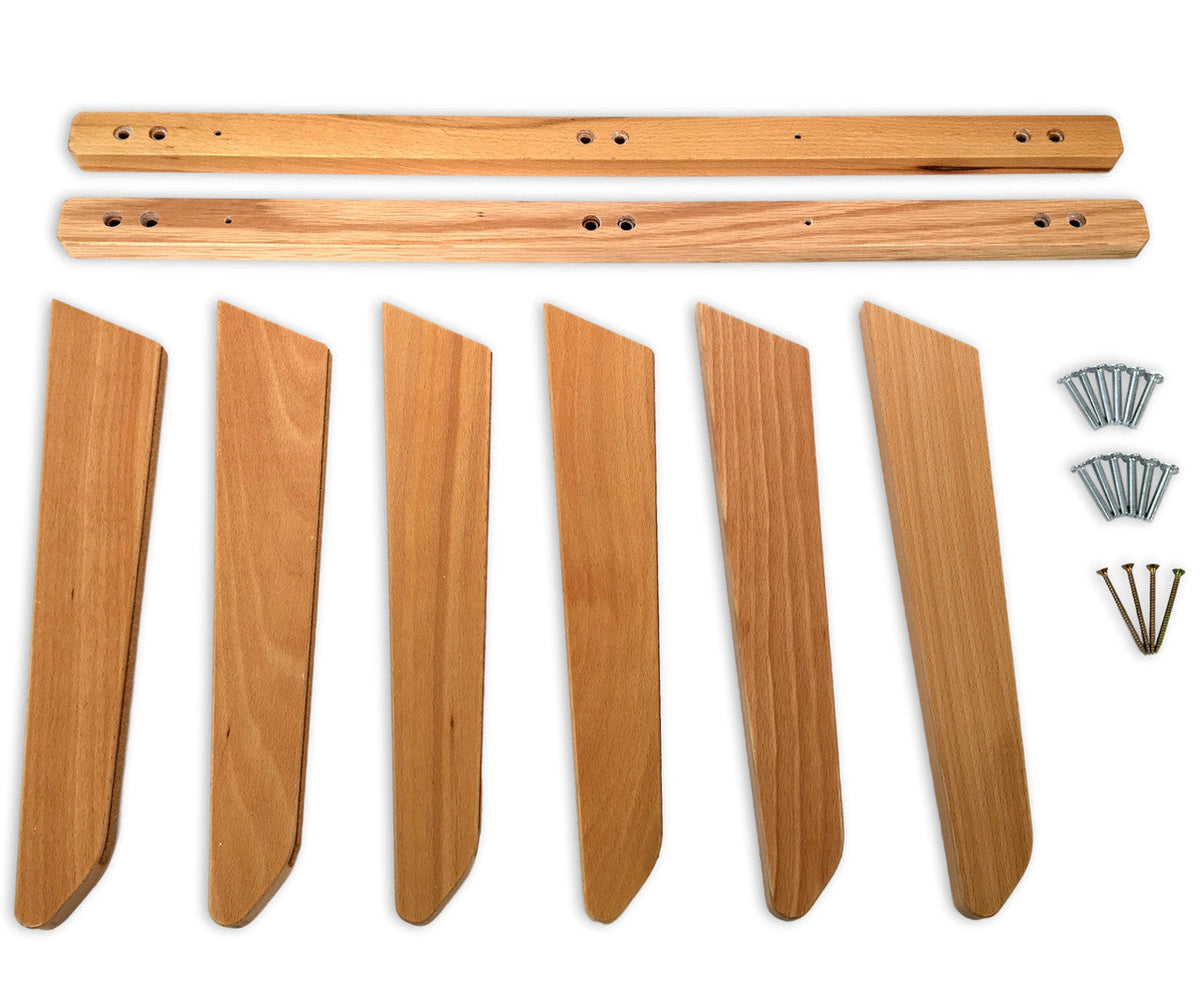 TidyTimber Snowboard Storage Wood Rack | Holds 3 Snowboards - product view 6