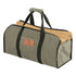 White Duck Tote Shape Canvas Firewood Log Carriers