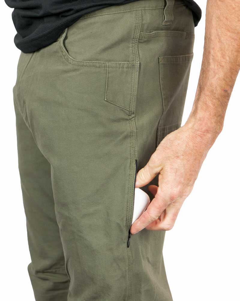 Off The Grid Surplus Trailblazer Taper Fit Pants - DK Olive