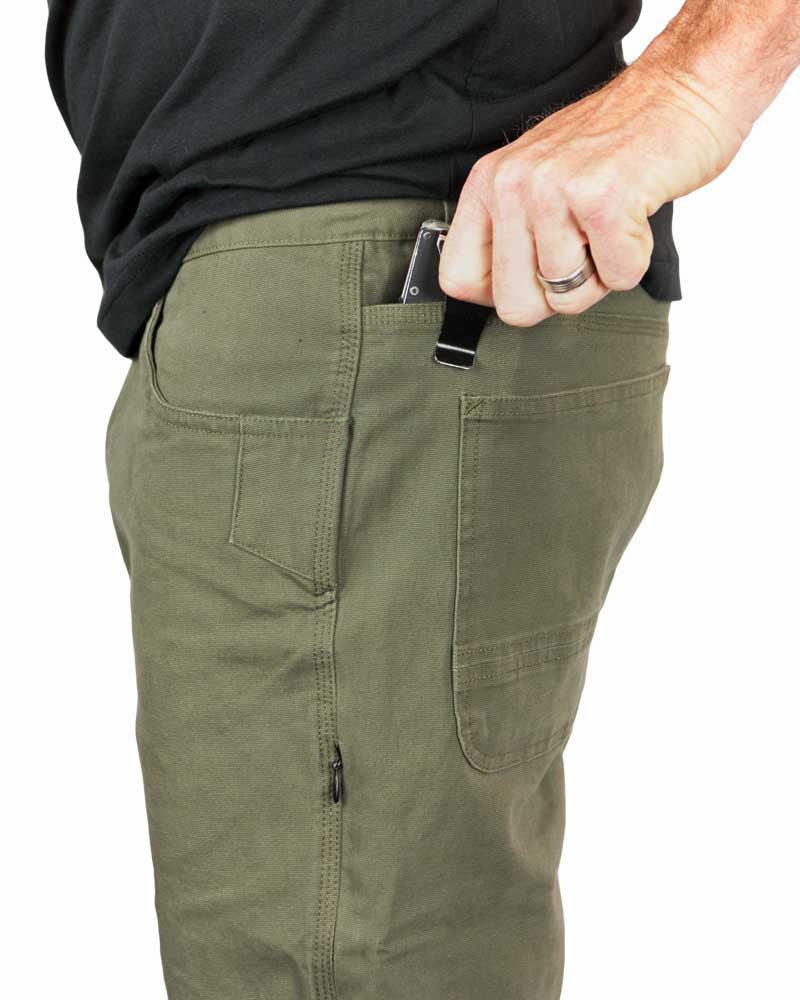 Off The Grid Surplus Trailblazer Taper Fit Pants - DK Olive