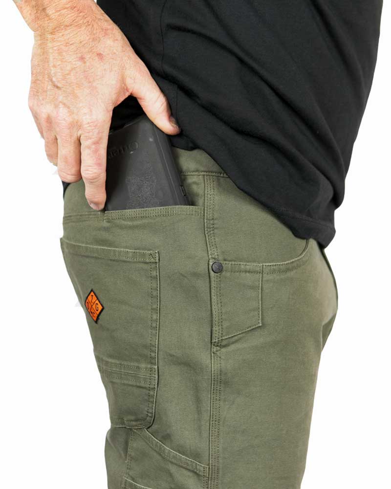 Off The Grid Surplus Trailblazer Standard Fit Pants - DK Olive