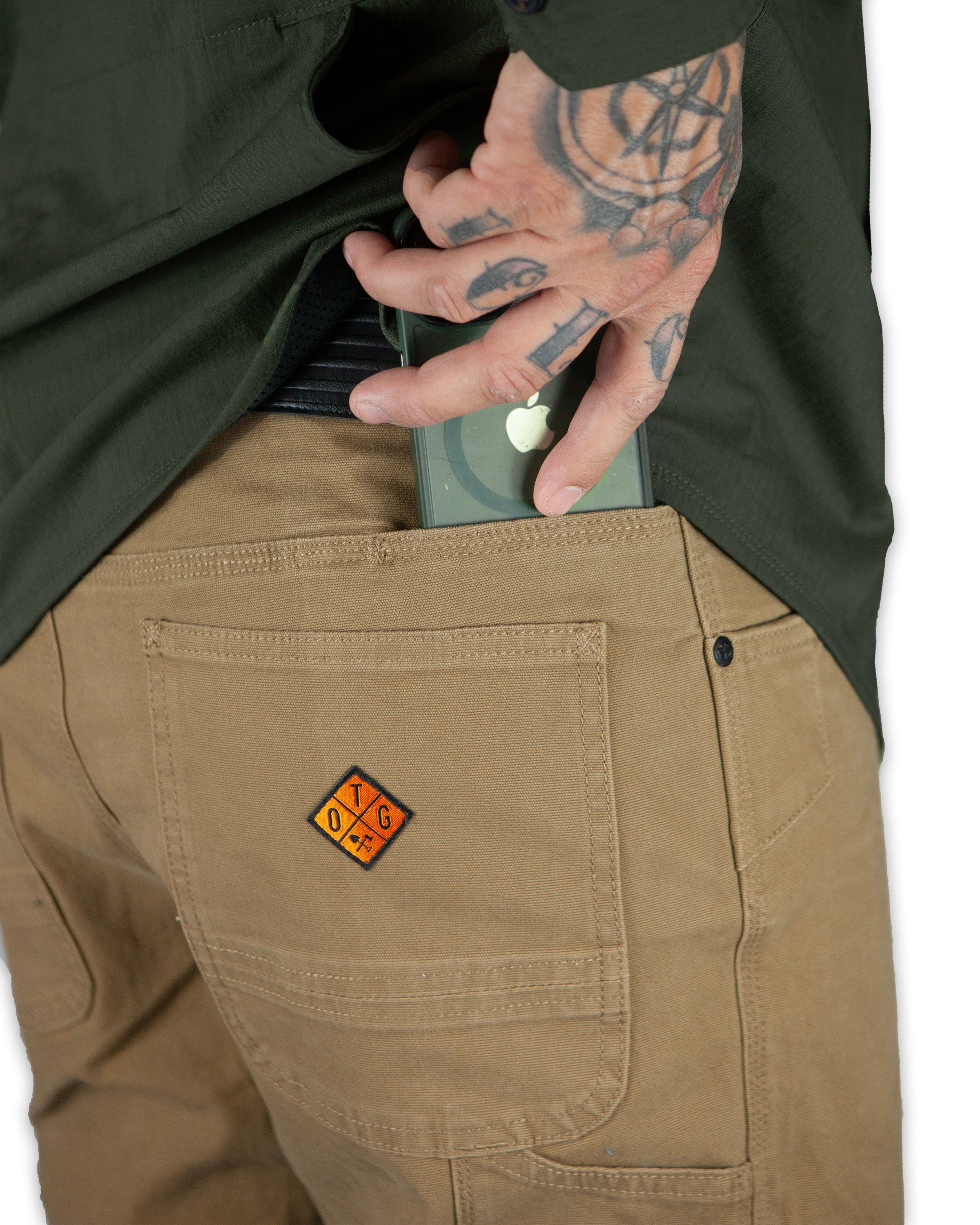Off The Grid Surplus Trailblazer Boot Cut Pants - Coyote