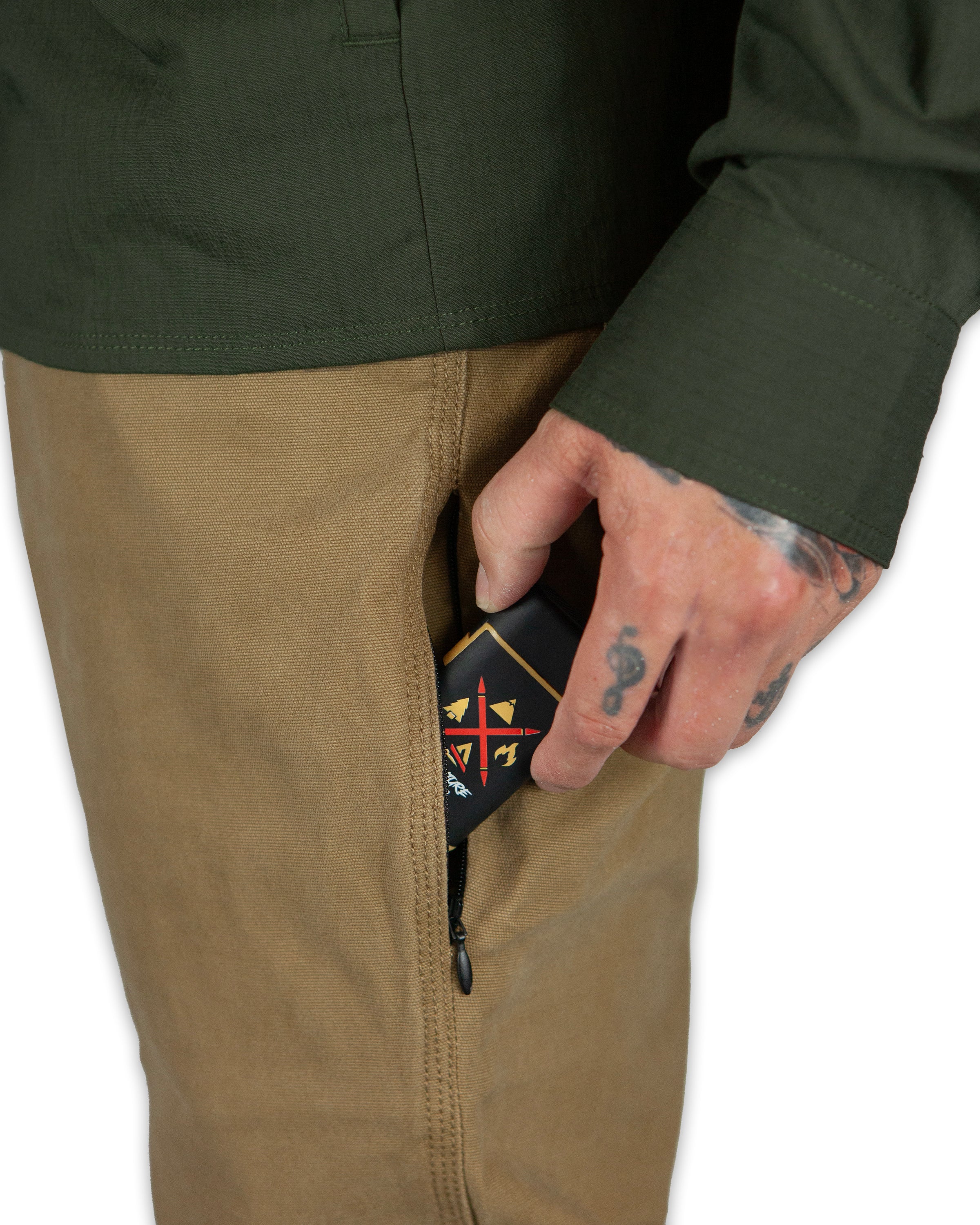 Off The Grid Surplus Trailblazer Boot Cut Pants - Coyote