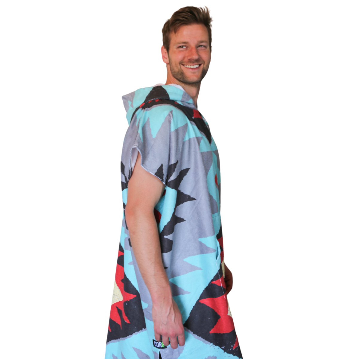 COR Surf Changing Towel Poncho by COR Surf - Tribal-Tech (Large) — view 5