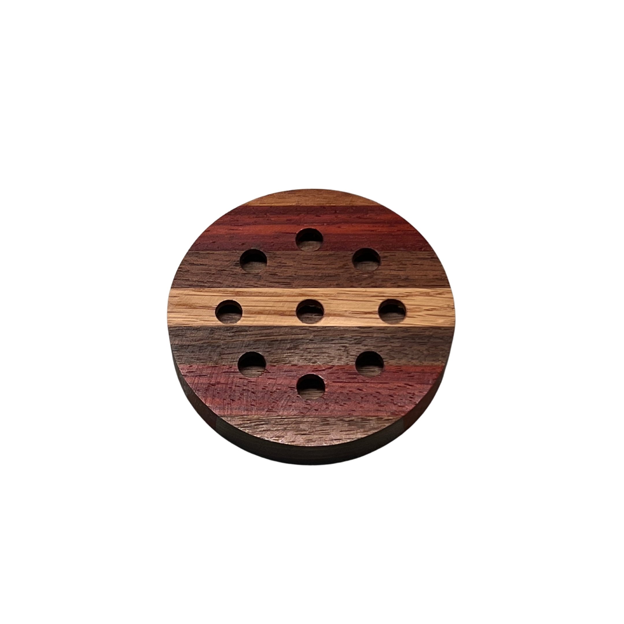 Spur-Ma-Gettin Single Sided Half Blasted Glass Top with Wooden Bottom Pot Call – product image 2
