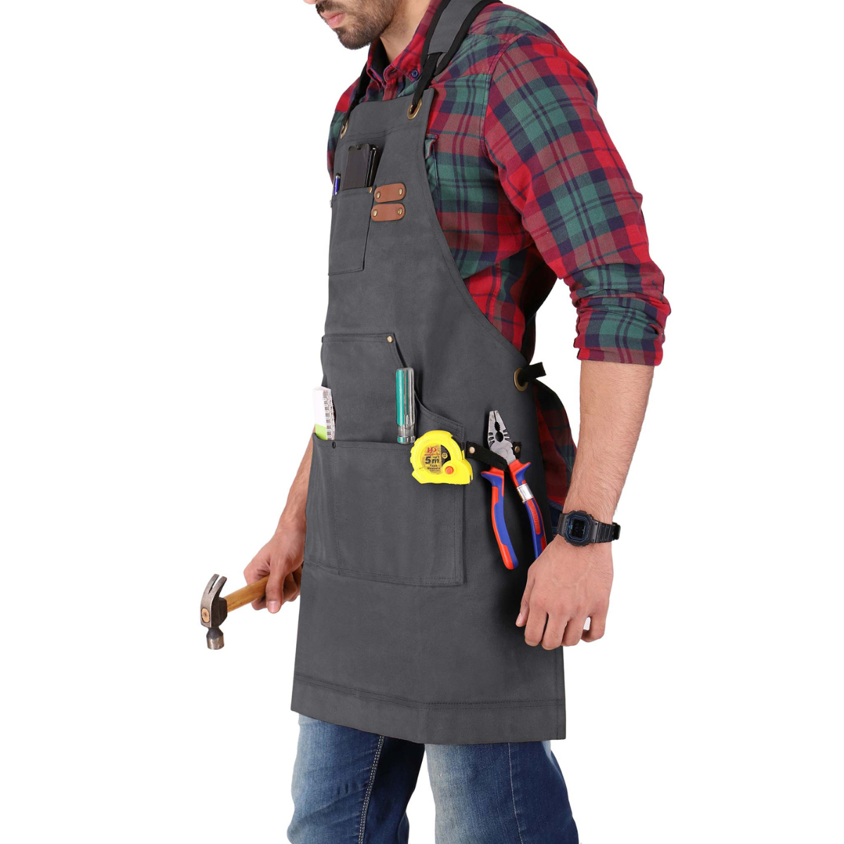White Duck Work Apron
