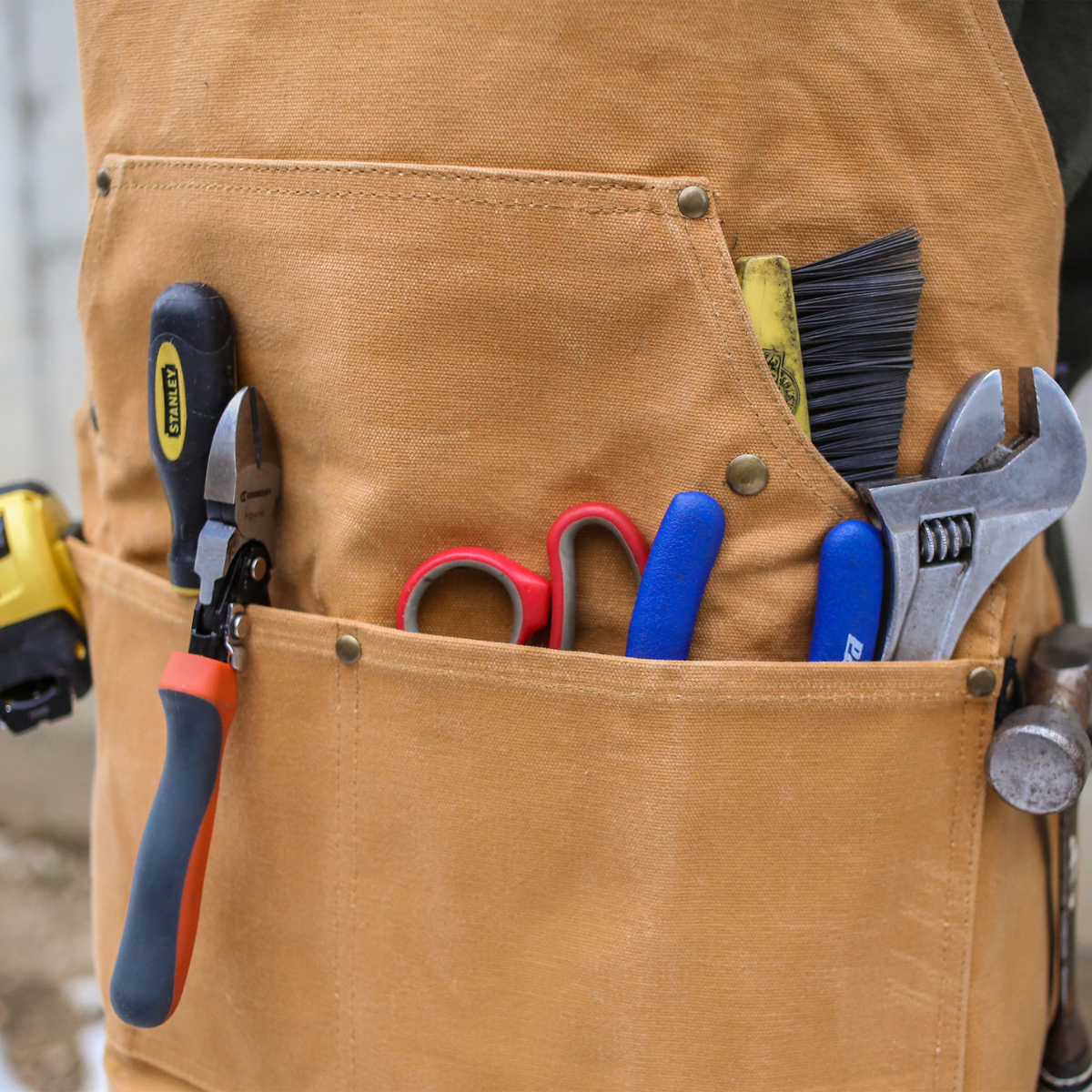 White Duck Work Apron