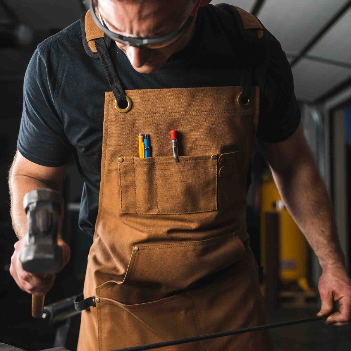 White Duck Work Apron