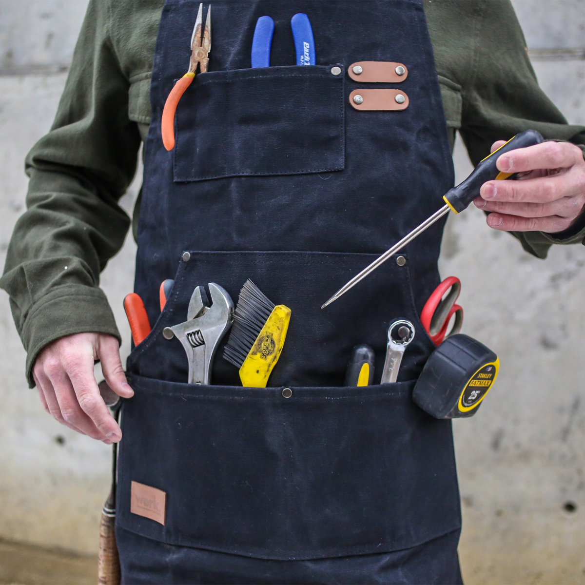 White Duck Work Apron
