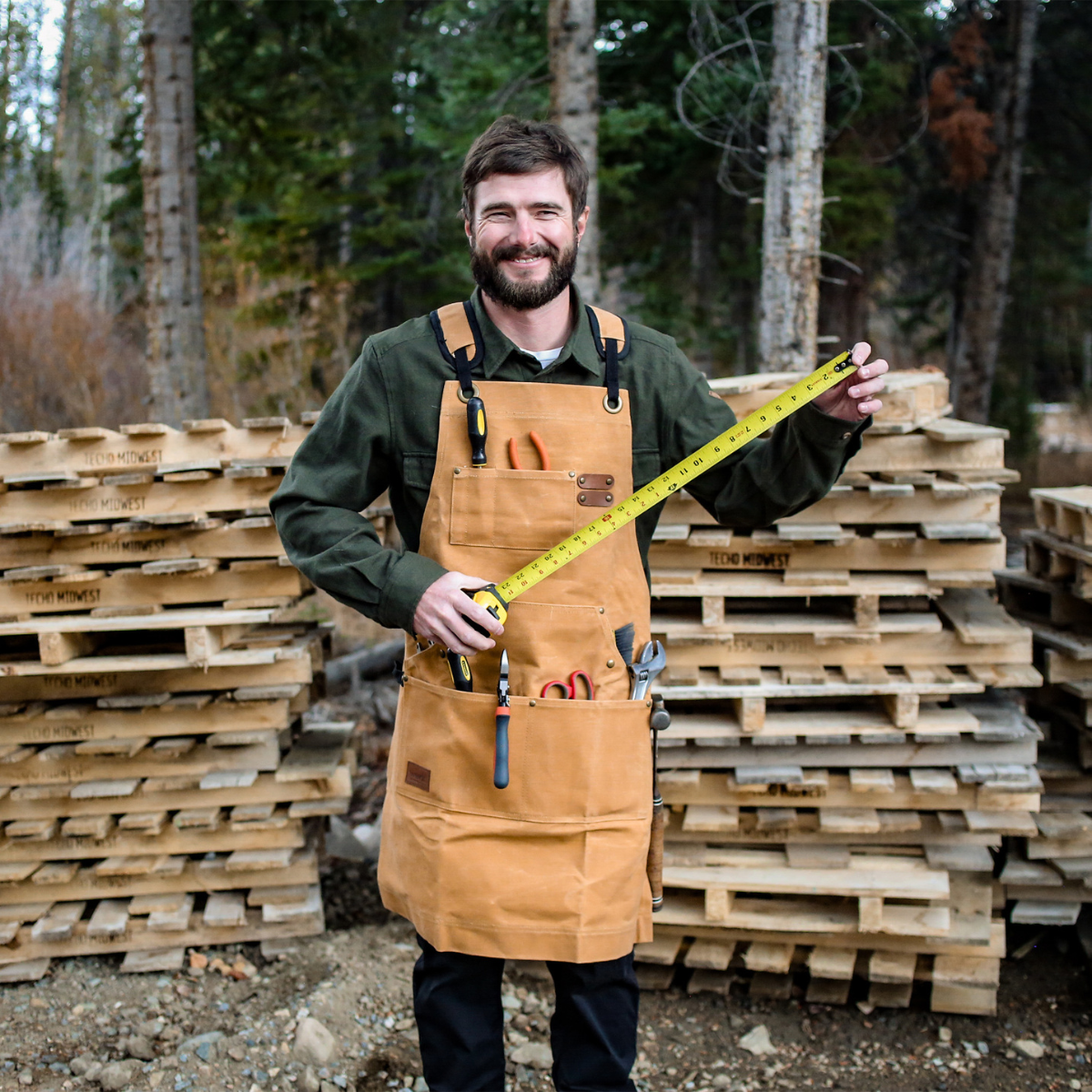 White Duck Work Apron