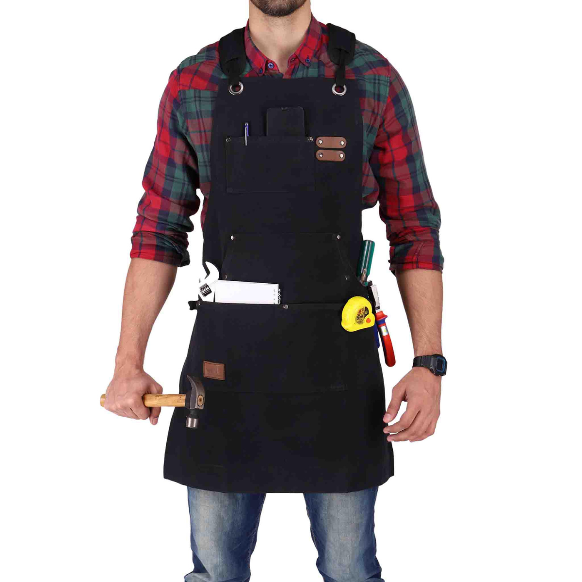 White Duck Work Apron