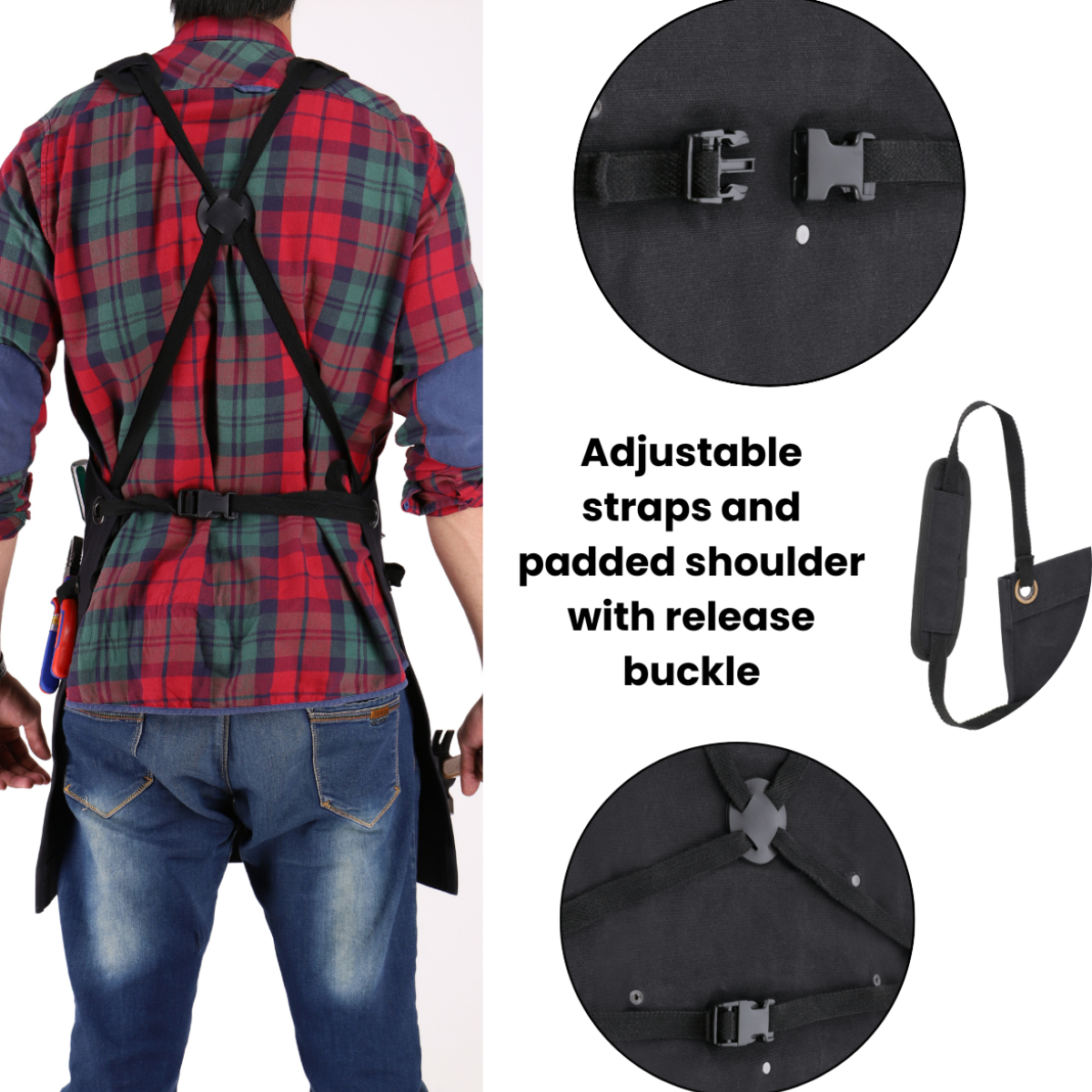 White Duck Work Apron