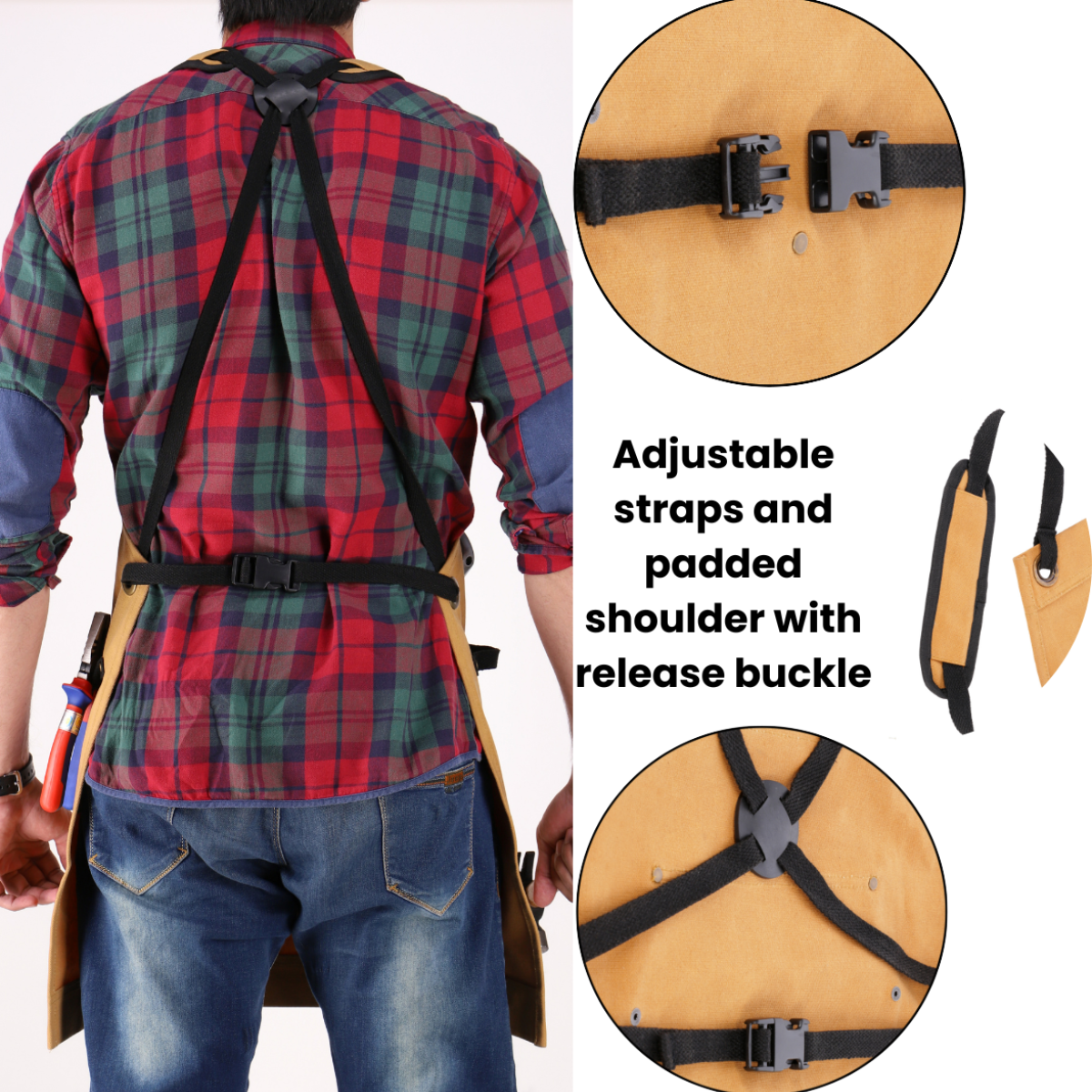 White Duck Work Apron