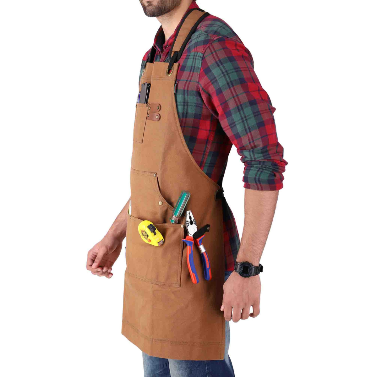 White Duck Work Apron