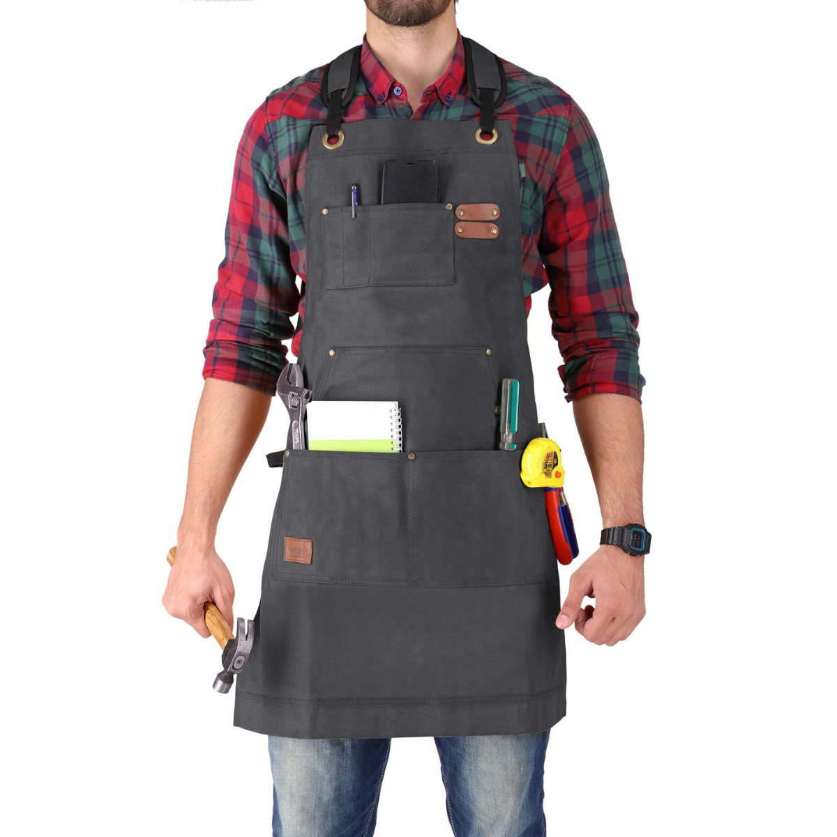 White Duck Work Apron