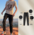 White Duck Cargo Stretch Jogger Pants