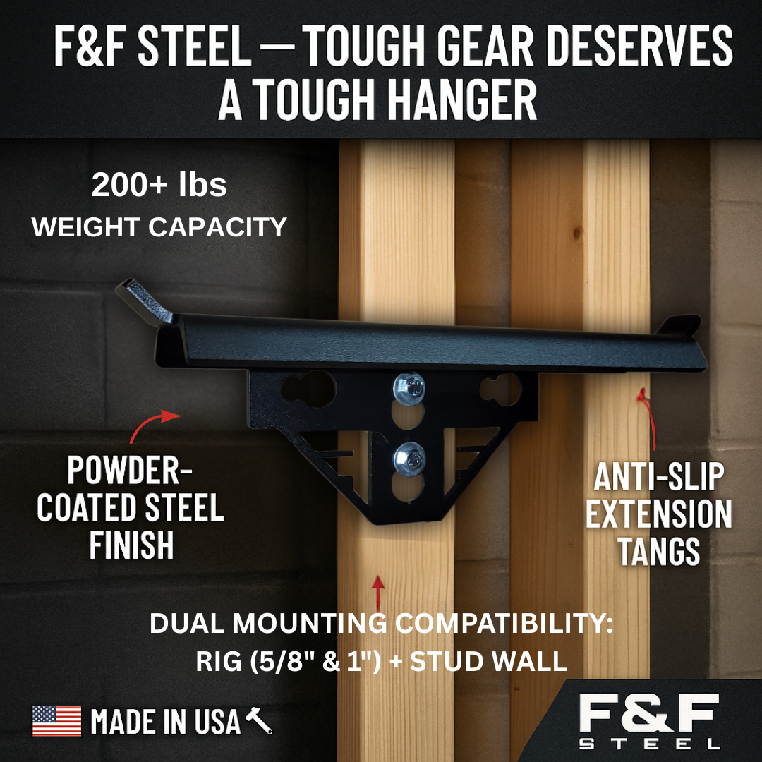 Weight Vest & Rucking Backpack Hanger by F and F Steel