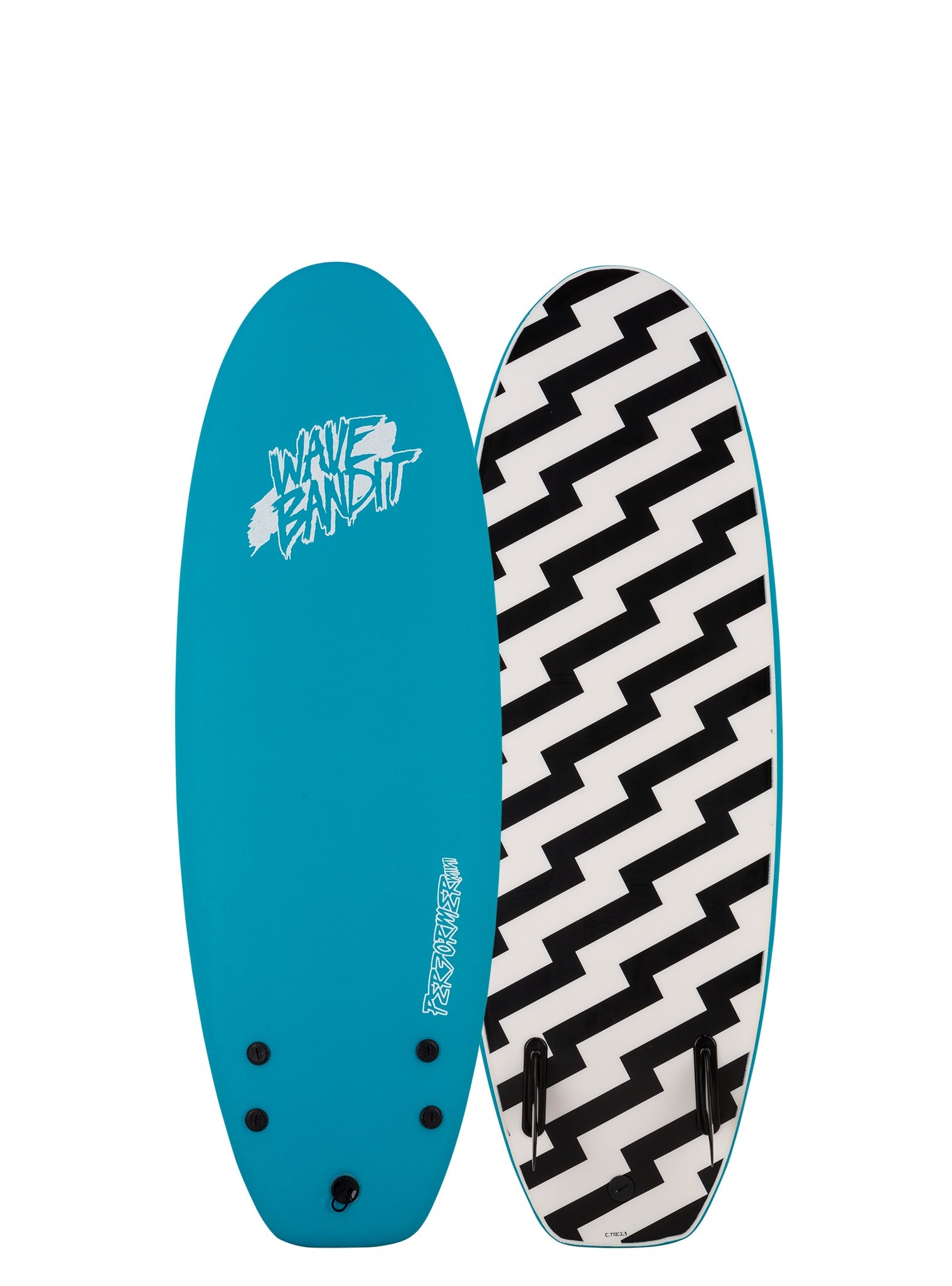 Wave Bandit Performer Mini 4′10″ Twin-Fin Surfboard