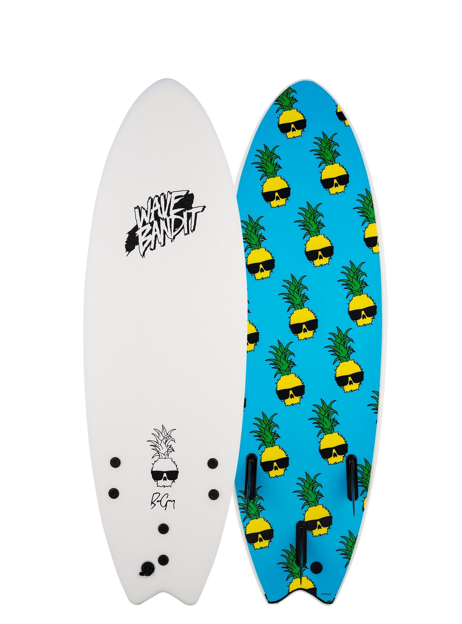Wave Bandit Ben Gravy Performer Tri-Fin Soft-Top Surfboard