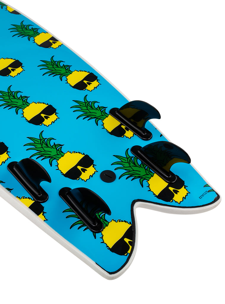 Wave Bandit Ben Gravy Retro Fish 5′8″ Quad-Fin Surfboard