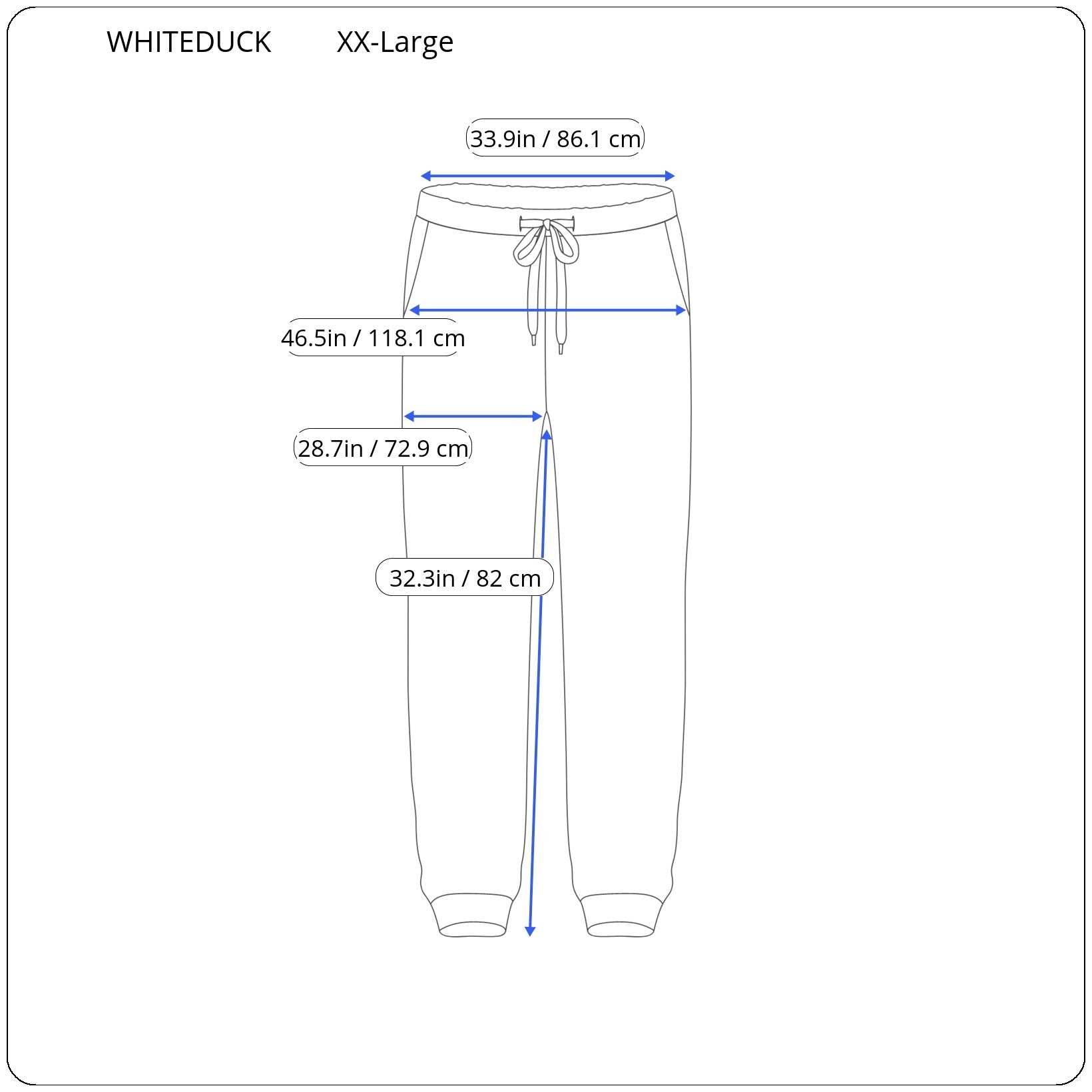 White Duck Essential Stretch Jogger Pants