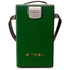 Engel Reserve wine cooler in Forest Green, closed front view
