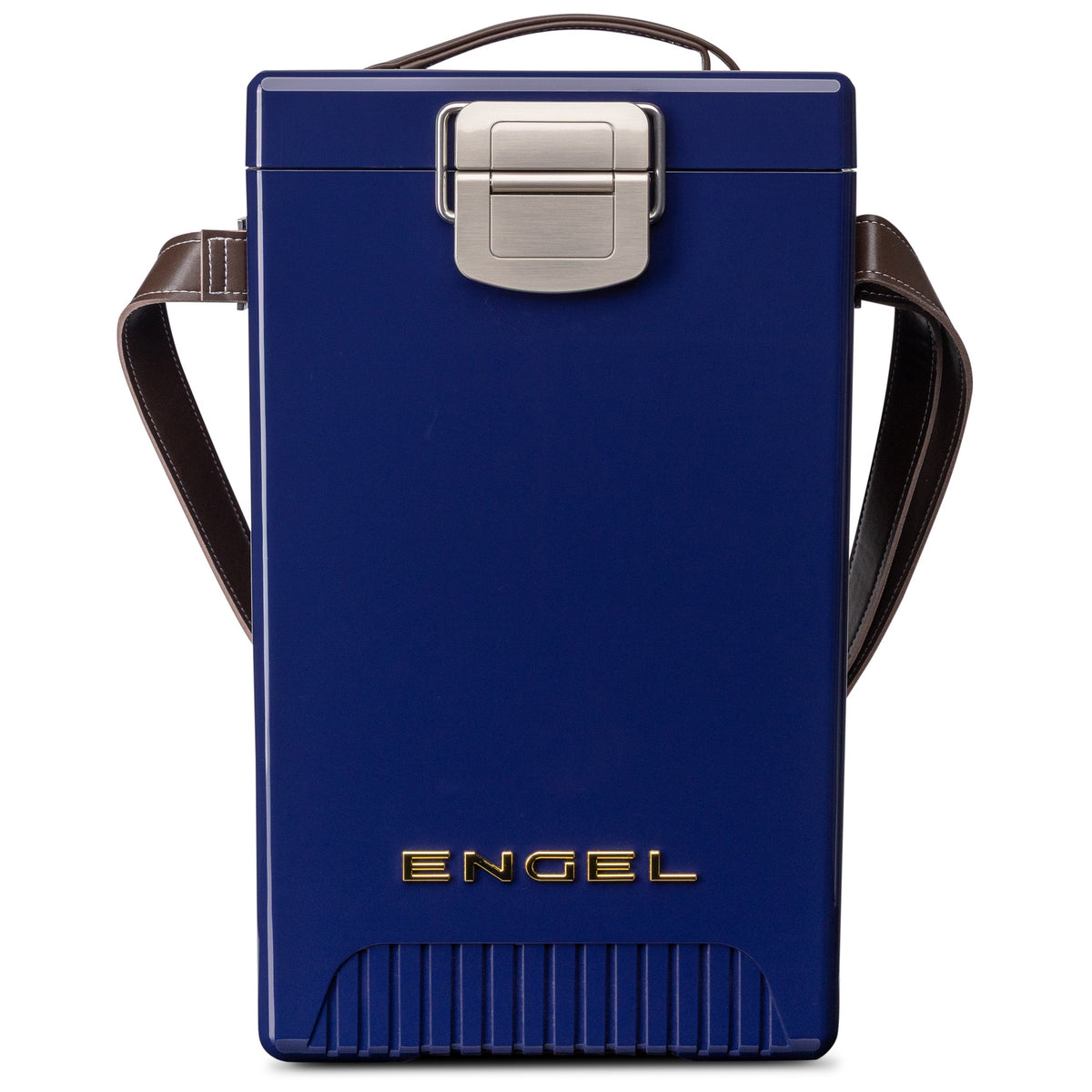 Engel Reserve wine cooler in Midnight Blue, closed front view