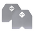 Weight Vest Plates - 8.75LB - 20lb Total Vest Weight by F and F Steel