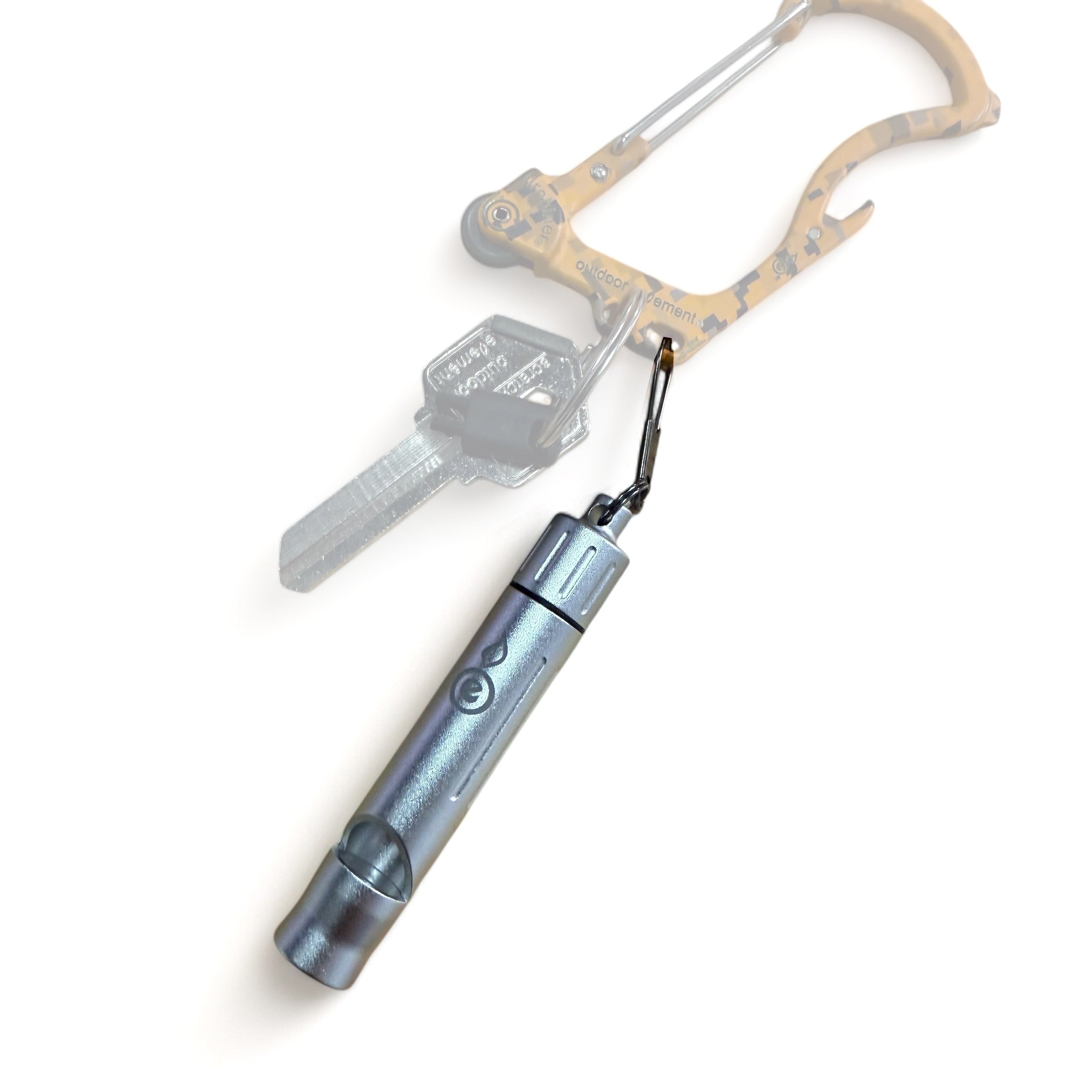 Outdoor Element Wombat Whistle - Emergency Whistle & Tinder Vial Kit