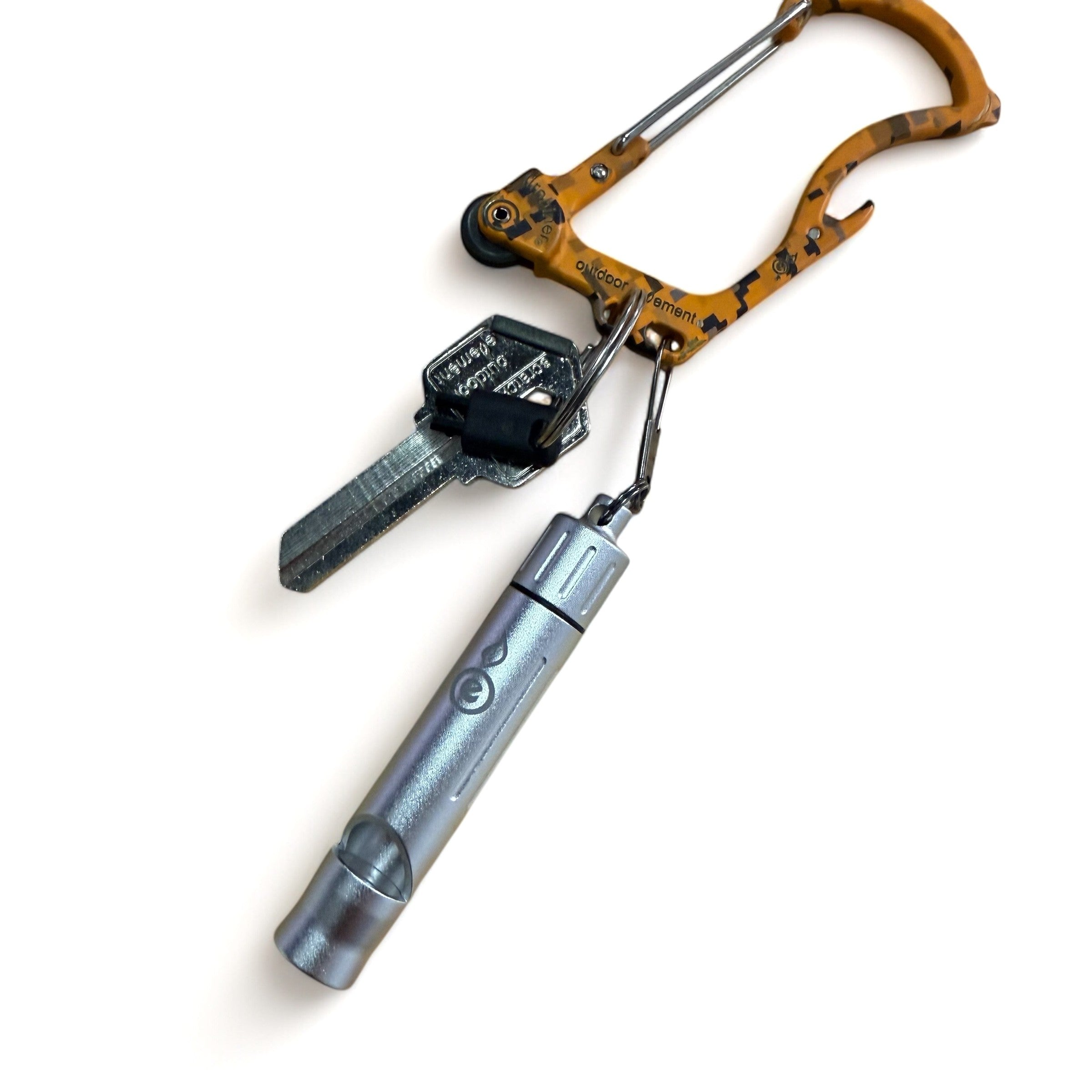 Outdoor Element Wombat Whistle - Emergency Whistle & Tinder Vial Kit