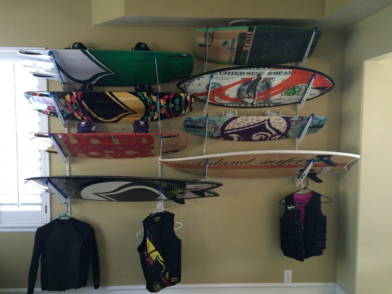 StoreYourBoard XSR 4-Level Wakesurf Board Rack — product view 9