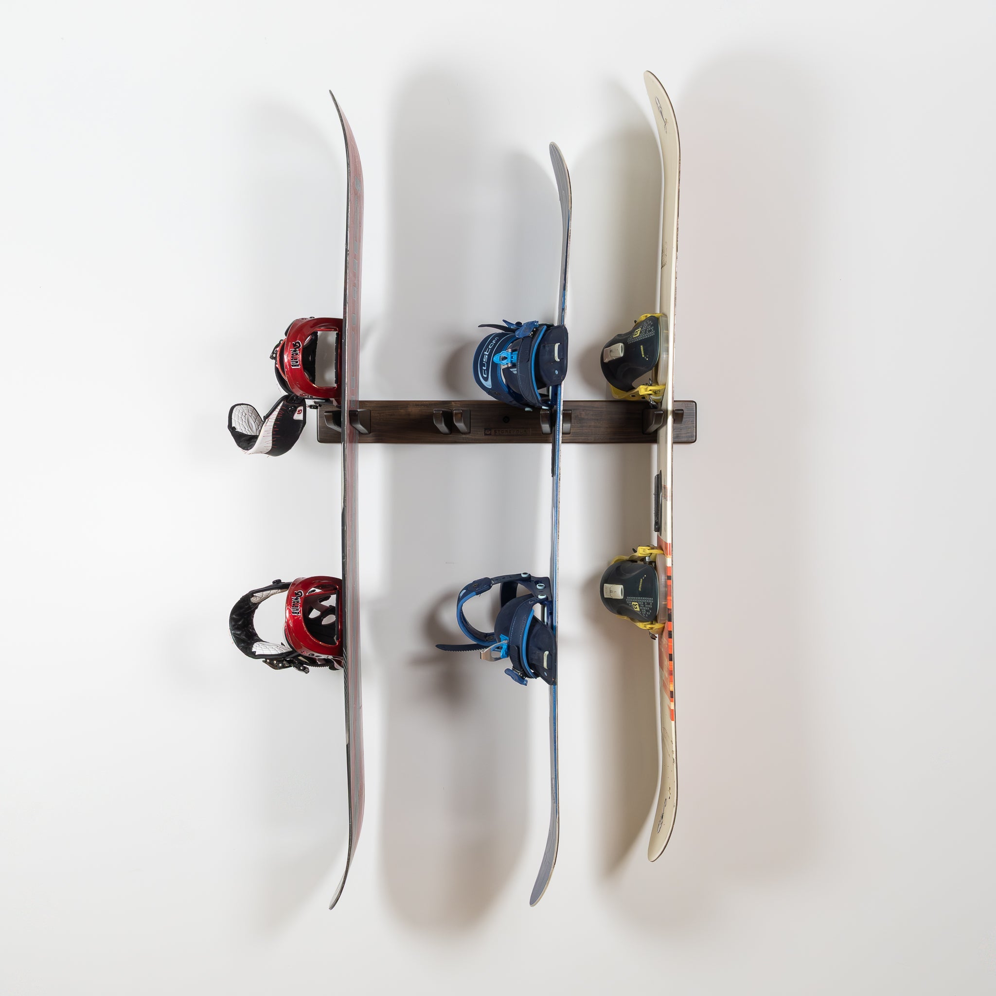 StoreYourBoard Tuscarora Wood Ski & Snowboard Rack — product view 1