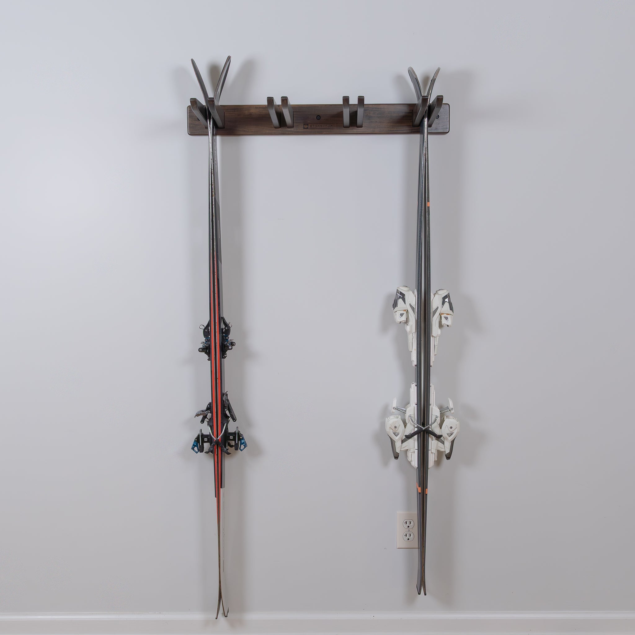 StoreYourBoard Tuscarora Wood Ski & Snowboard Rack — product view 5