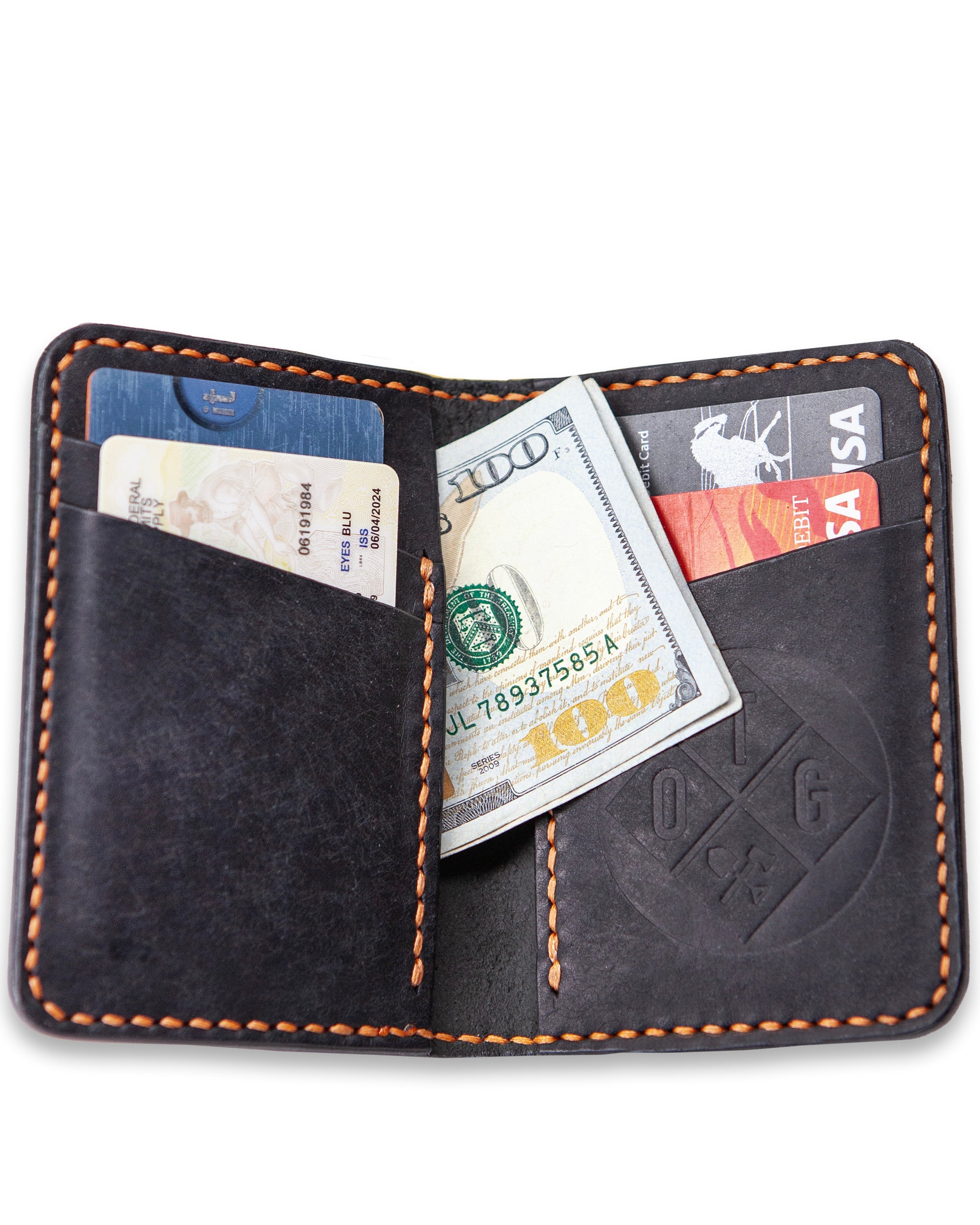 Off The Grid Surplus Borderland Leather Bifold Wallet