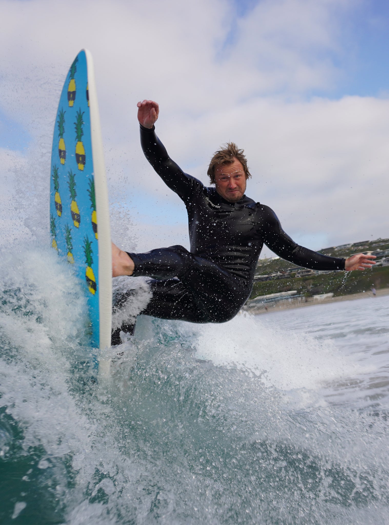 Wave Bandit Ben Gravy Performer Tri-Fin Soft-Top Surfboard