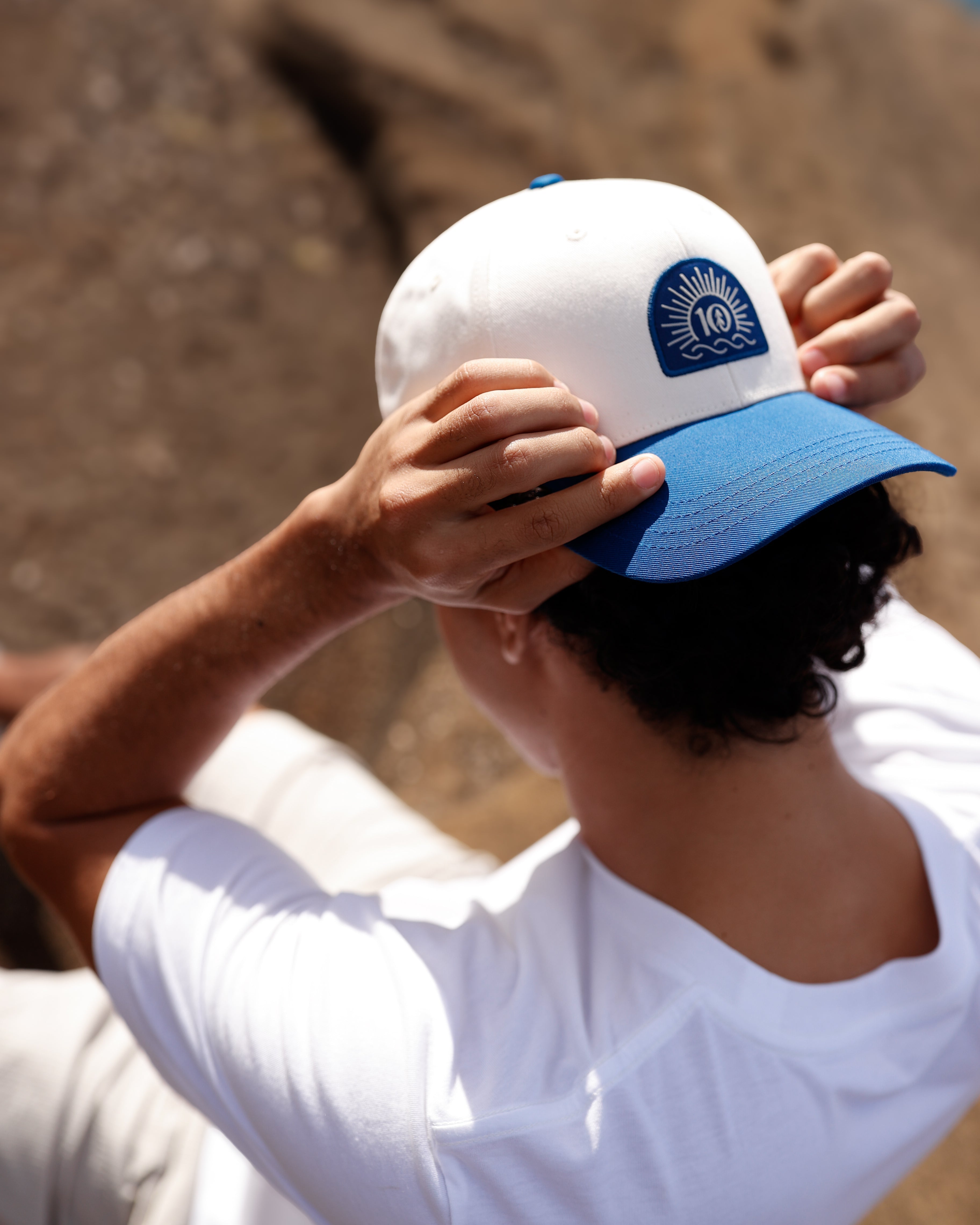 Tentree Sunrise Logo Elevation Hat - Undyed Nightfall