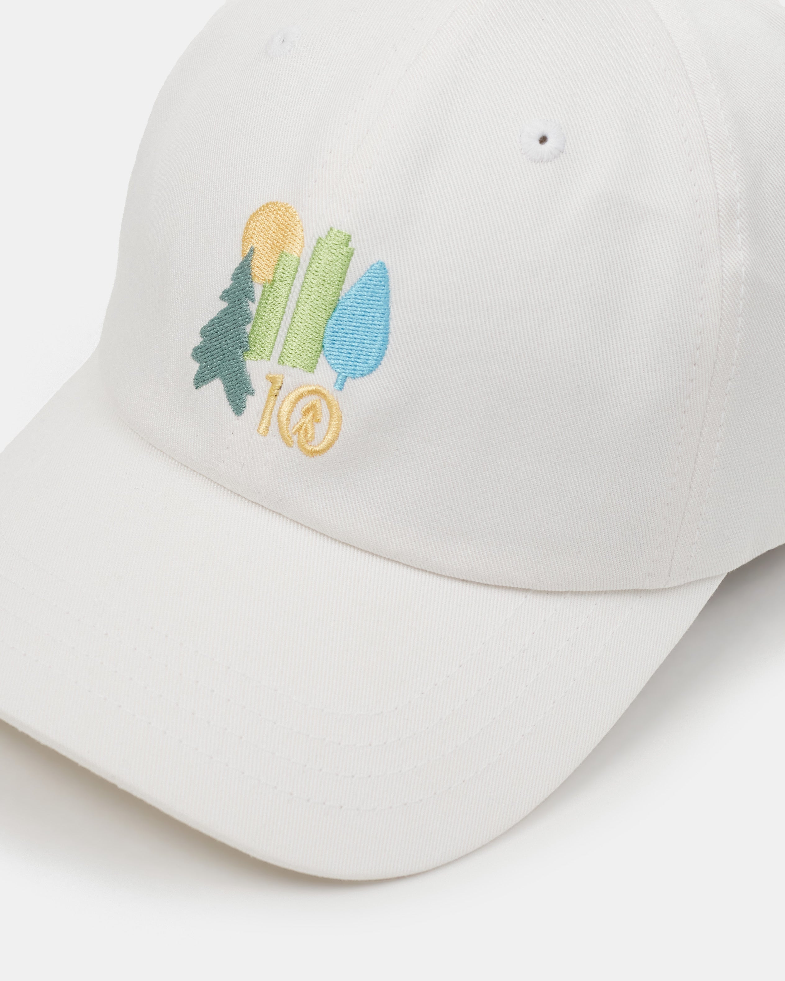 Tentree Urban Abstract Peak Hat - Undyed Misted Yellow