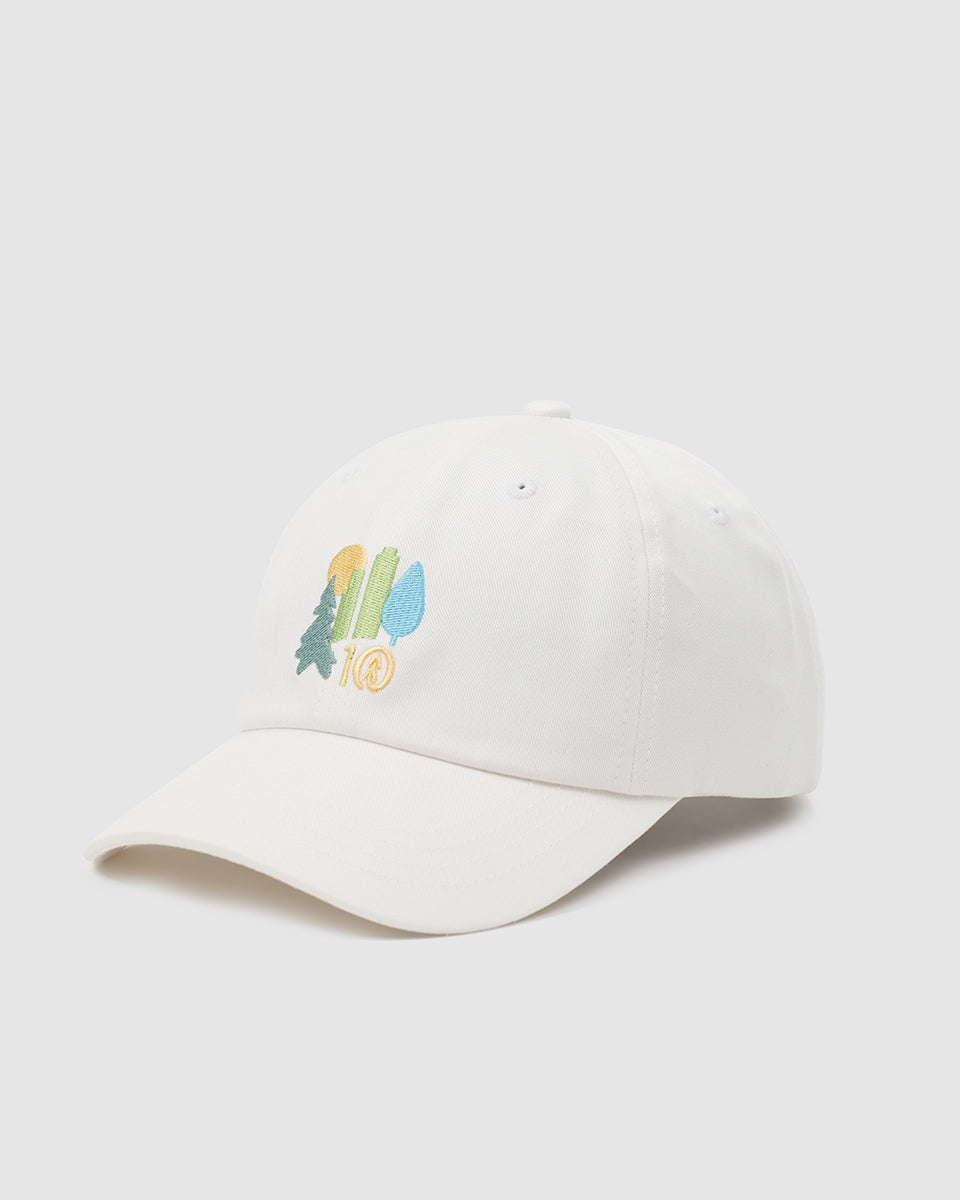 Tentree Urban Abstract Peak Hat - Undyed Misted Yellow