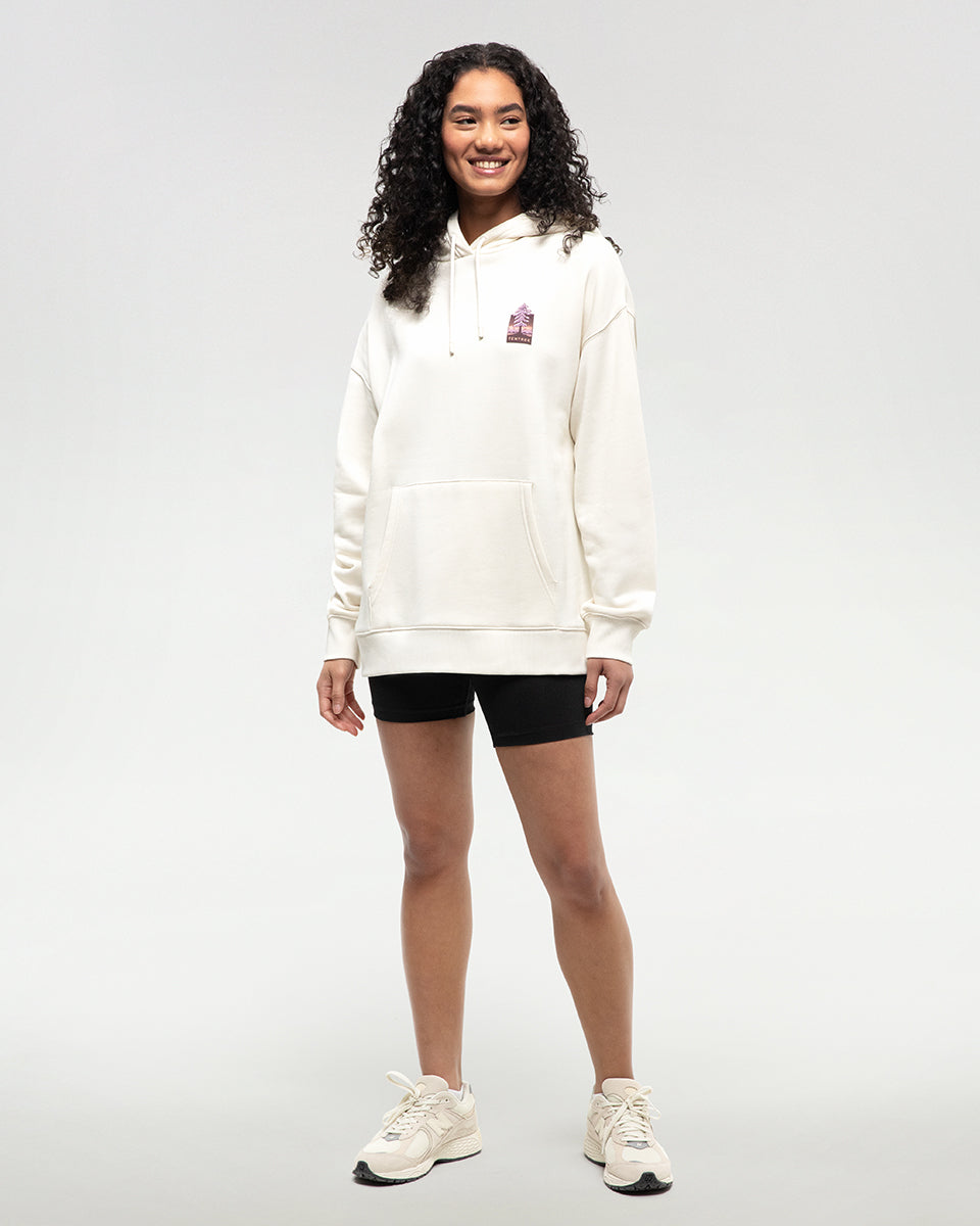 Tentree Women's Emerald Edge Oversized Hoodie - Undyed Huckleberry