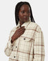 Tentree Women's Kapok Flannel Insulated Jacket - Vintage White Dark Taupe