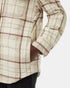 Tentree Women's Kapok Flannel Insulated Jacket - Vintage White Dark Taupe